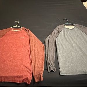 (2) Columbia Long sleeve shirts